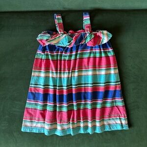 Girls 6 Ralph Lauren Colorful Striped Sleeveless Dress